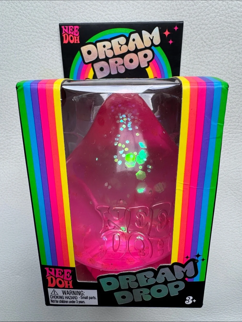 RARE NeeDoh Dream Drop + Stand Pink Squishy TikTok Viral Toy New SHIPS TODAY! - Picture 1 of 7